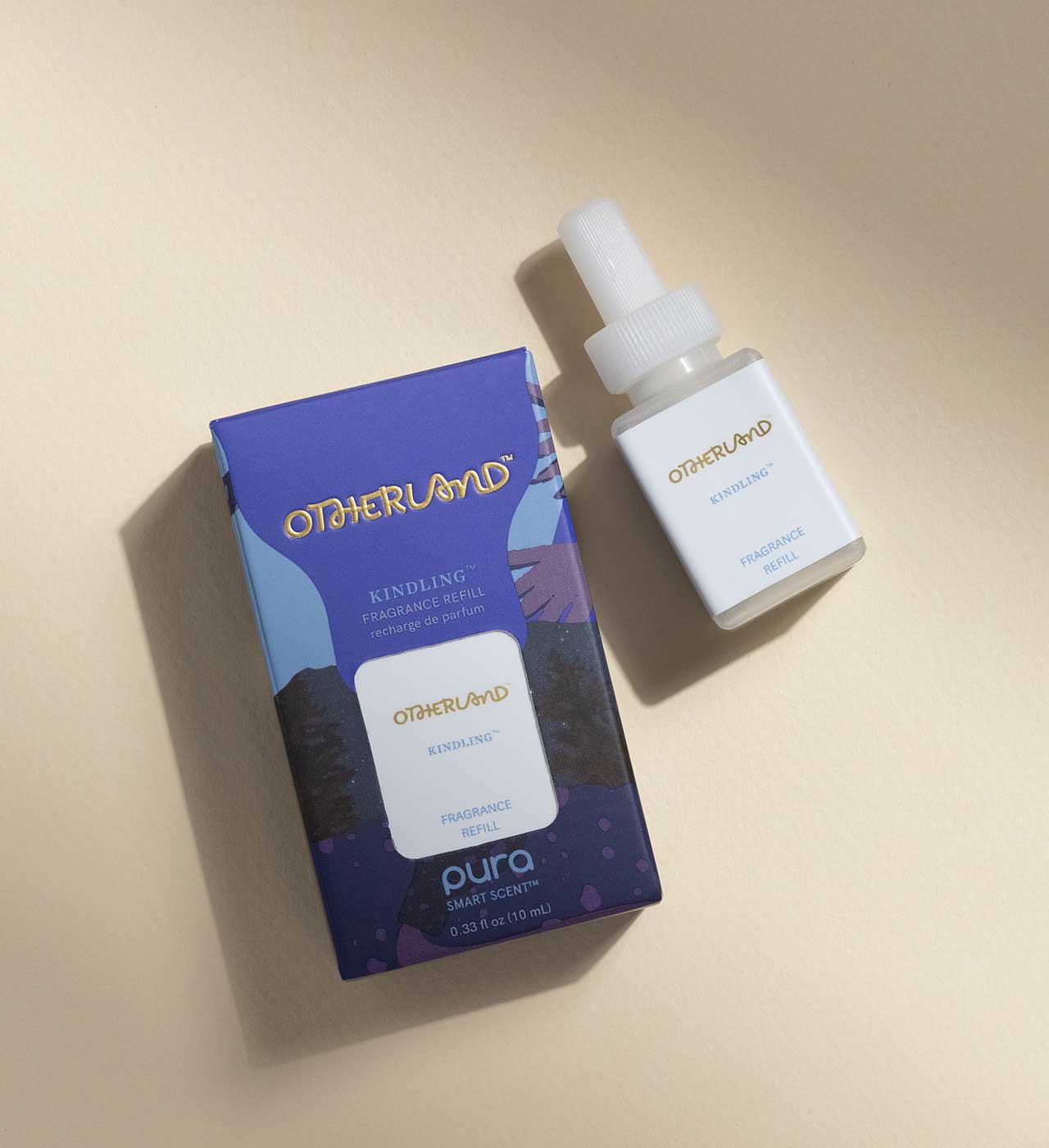 Otherland perfume bottle and packaging on a beige background